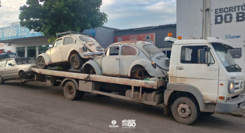 Patrulha Detran retira veículos abandonados das ruas no interior do estado